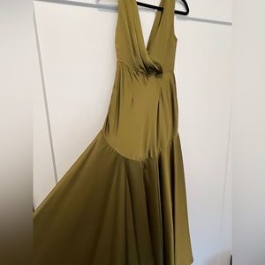Free People - Silk Dress with Front Slit